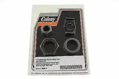 V-Twin Rear Axle Nut and Lock Kit Parkerized 9688-4