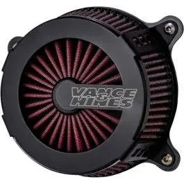 Vance & Hines 40365 Black VO2 Cage Fighter Air Intake Harley Twin Cam TBW 08-17