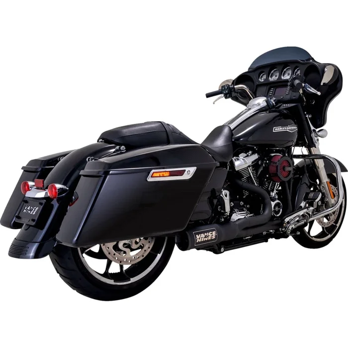 Vance And Hines 2-into-1 High Output Exhaust System – Black – Touring 47321-22