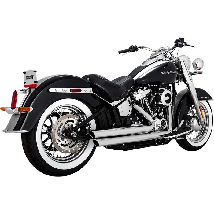 Vance And Hines Big Shots Staggered Exhaust System – Chrome 17341
