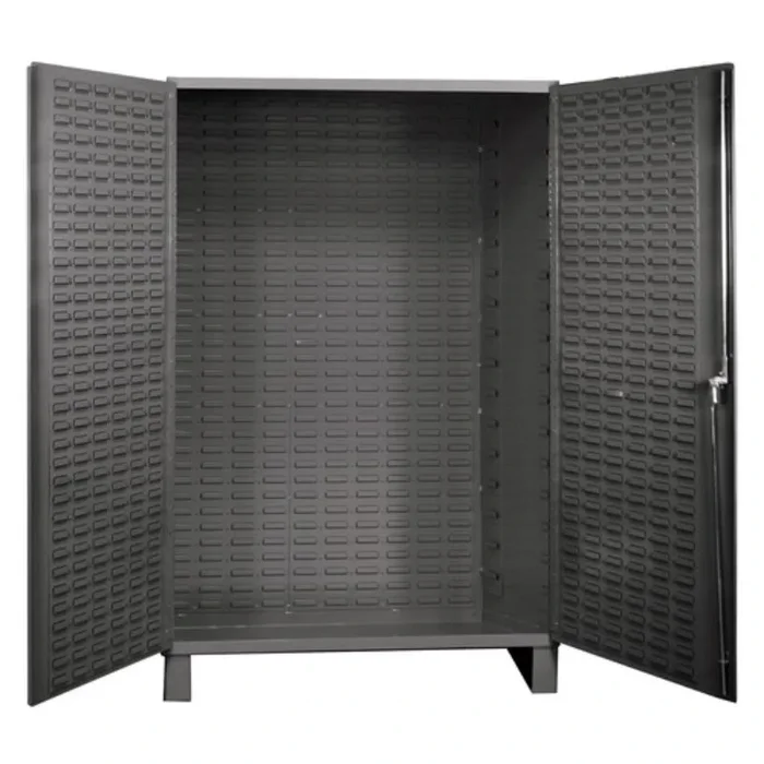 Vestil Storage Cabinet Steel Customizable 48 In. Width x 24 In. Depth x 78 In. Height Gray