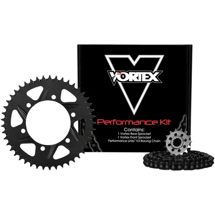 Vortex Sprocket/Chain Kit Black [MPN: CK6293]