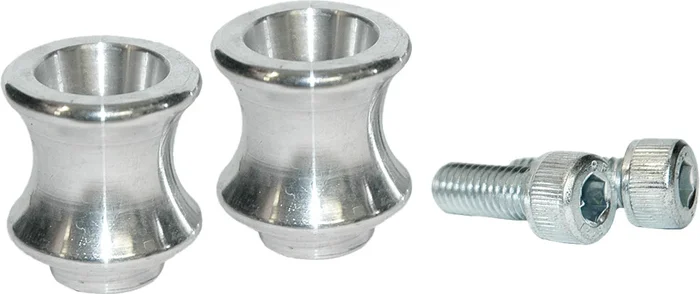 VORTEX SWINGARM SPOOLS 10MM SIL KAW