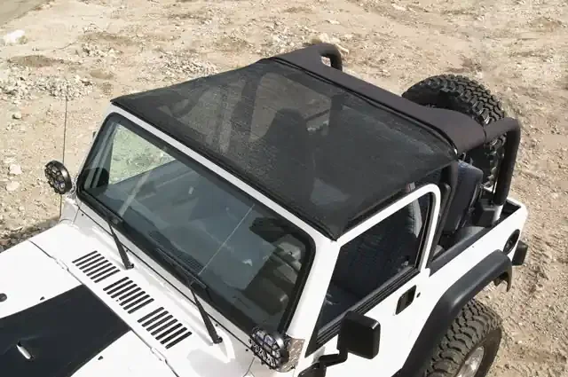 Warrior Products 1170 Breezer Top for 07-18 Jeep Wrangler Unlimited JK 4 Door