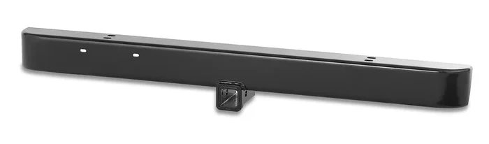 Warrior Products 490 Front Bumper with Receiver in Black for 76-86 Jeep CJ-5, CJ-7 & CJ-8 Scrambler