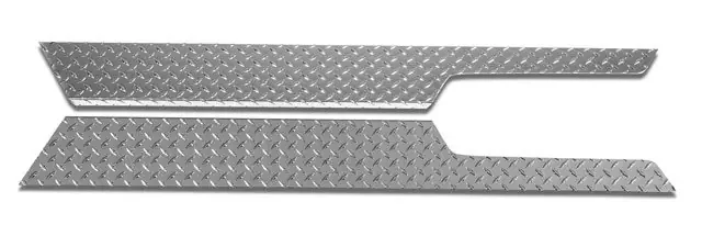 Warrior Products Sideplates with Lip for 04-06 Jeep Wrangler TJ Unlimited in Smooth Black 12 Gauge for 04-06 Jeep Wrangler TJ Unlimited