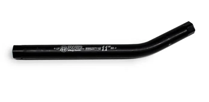Wehrs Machine Bent Suspension Tube – 7/8 ” OD – 11 ” Long – 5/8-18 ” Female Threads – Steel – Black Oxide