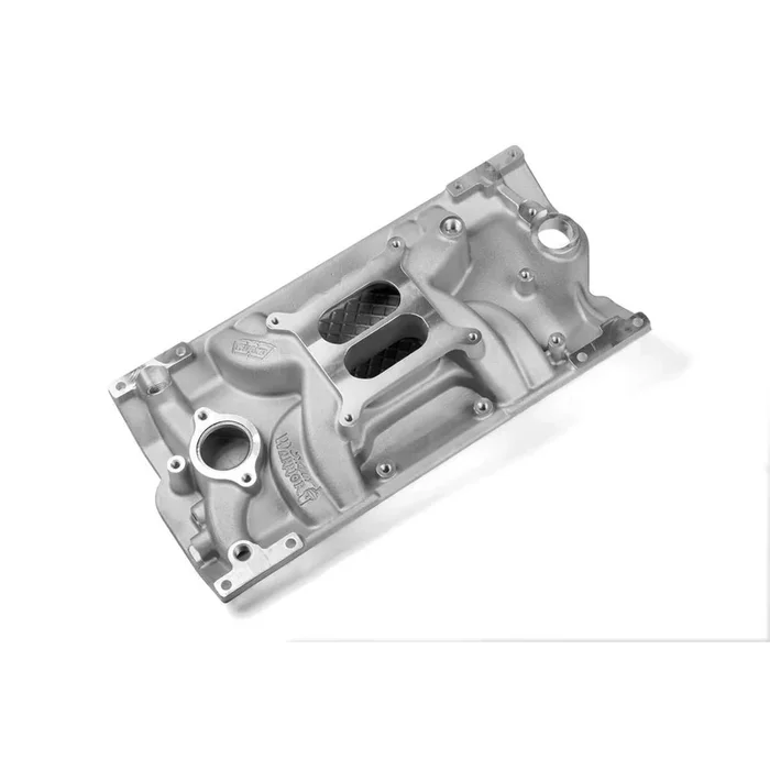 Weiand Street Warrior Square Bore Dual Plane Intake Manifold – Vortec – Small Block Chevy