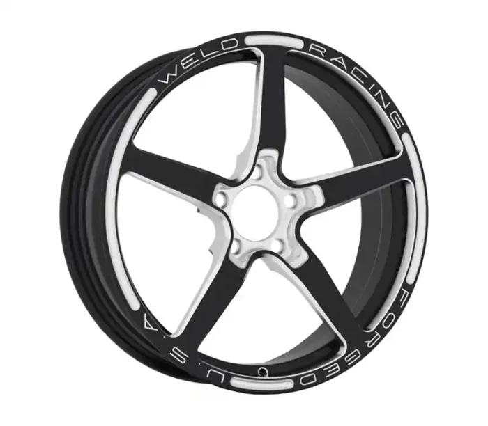 Weld Alumastar 2.0 1-Piece 18×6 / 5×120 BP / 3.7in BS Black Wheel – Non-Beadlock 88B-1806257