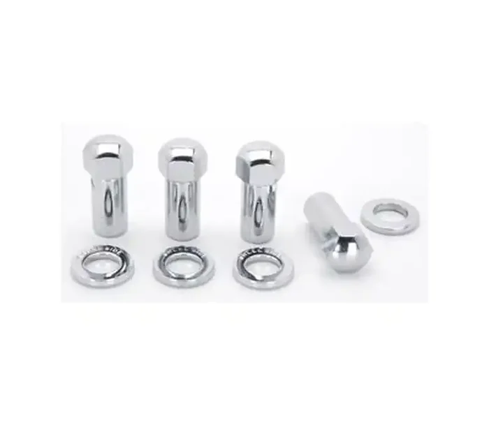 Weld Closed End Lug Nuts 12mm x 1.5 Thread Shank Seat – Chrome (4 Pack) 601-1412