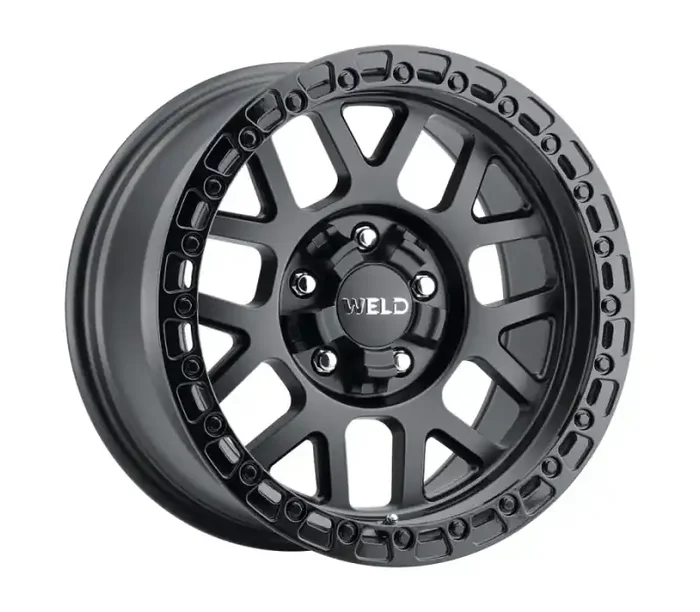 Weld Off-Road W104 17X10 Cinch 5X114.3 5X127 ET-25 BS4.50 Satin Black / Gloss Black 78.1 W10470026450