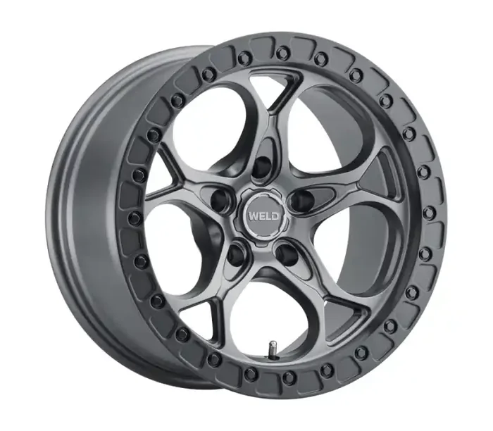 Weld Off-Road W107 17X9.0 Ledge 5X127 ET-12 BS4.50 Satin Gun Satin Black 71.5 W10779075450