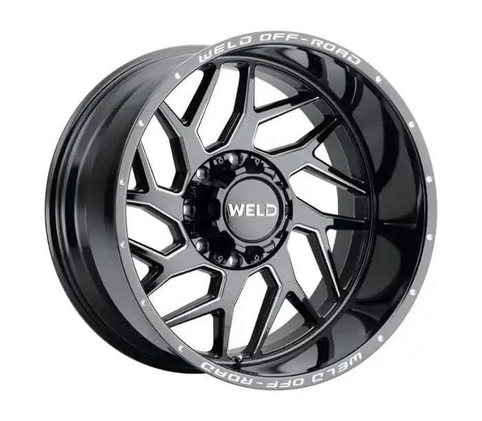 Weld Off-Road W117 22X10 Fulcrum 8X180 ET-18 BS4.75 Gloss Black MIL 124.3 W11720018475