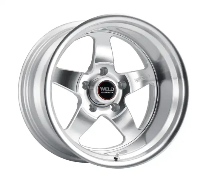 Weld S105 20×8 Ventura 5×127 ET00 BS4.50 Gloss Silver MACH DIA 78.1 S10508073450