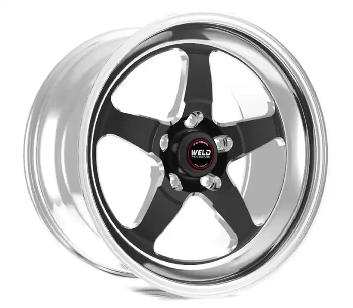 Weld S71 18×12 / 5×4.75 BP / 8.2in. BS Black Wheel (Low Pad) – Non-Beadlock 71LB8120B82A