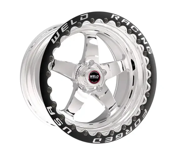 Weld S71 Beadlock Wheels – 15×10.33 RT-S 5X115mm Conical Lugs, 6.5BS – Polished 71MP510W65F