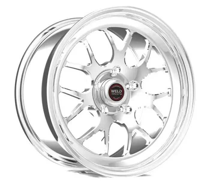 Weld S77 15×10.33 / 5×135 BP / 5.5IN BS Polished Wheel (Med Pad) – Single Beadlock 77MP510G55G