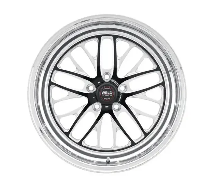 Weld S82 17×10 / 5×4.75 BP / 7.2in. BS (43mm Offset) Black Wheel (High Pad) – Black Single Beadlock 82HB7100B72F