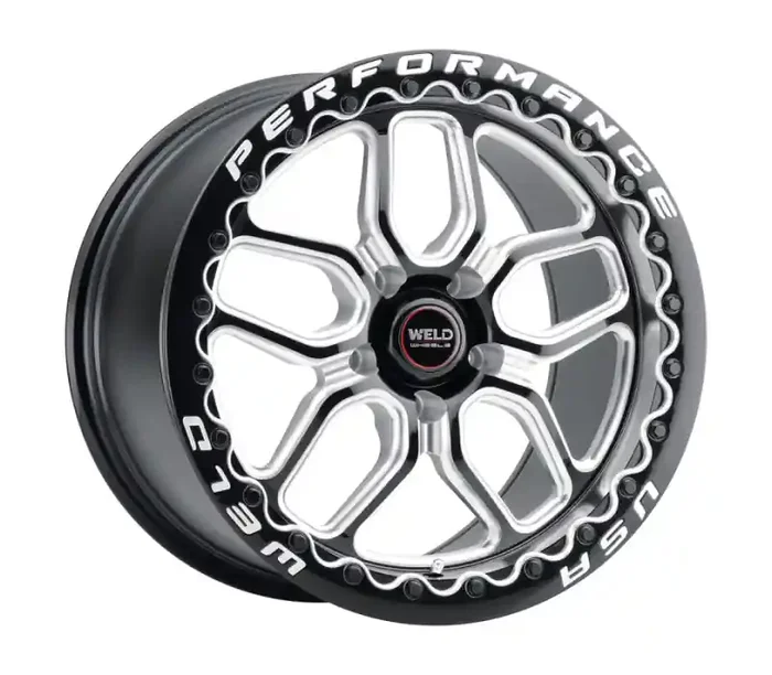 Weld S907 17X10 Laguna Beadlock 5X127 ET38 BS7.00 Gloss Black MIL Dia 71.5 S90770075P38