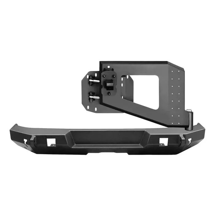 Westin WJ2 Rear Bumper – Tire Carrier – Steel – Black Powder Coat – Jeep Wrangler JL 2018