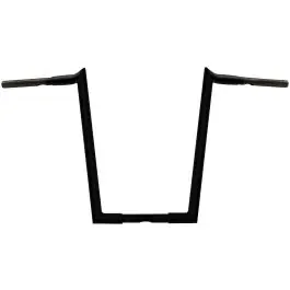 Wild 1 One Chubby Satin Black 16″ Ape Hanger Handlebars Harley FLTR FLHR Dyna