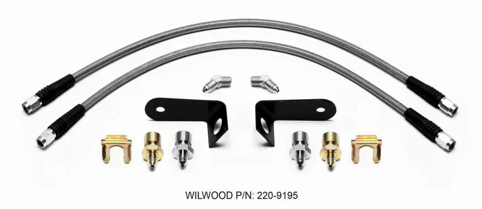 Wilwood G-Stop Brake Hose Street Legal DOT Approved Braided Stainless – Ford Mustang 1968-73