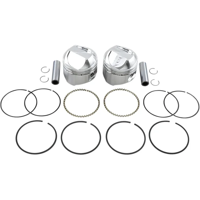 WISECO K1623 K1623 High-Performance Piston Kit Piston Kit – Standard – High Compression – Big Twin 1340 cc 80 “