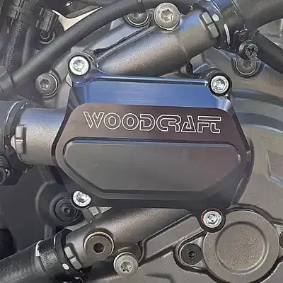 Woodcraft Ducati Hypermotard 950 19-23 LHS Water Pump Cover Protector w/ Skid Plate
