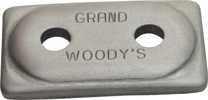 Woody’s 18-3297-12 ADG-3775 DOUBLE GRAND DIGGER SUPPORT PLATE ALUMINUM 12/PK