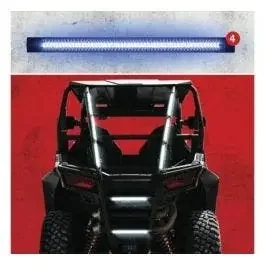 XK Glow Plug-And-Play Emergency Strobe Light Series Blue 4 piece XK052002-4B