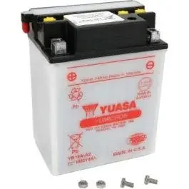 Yuasa YB14A-A2 High Performance AGM Maintenance-Free Battery ATV Motorcycle