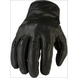 Z1R Mens 270 Premium Goat Skin Leather Vented Perforated Gloves