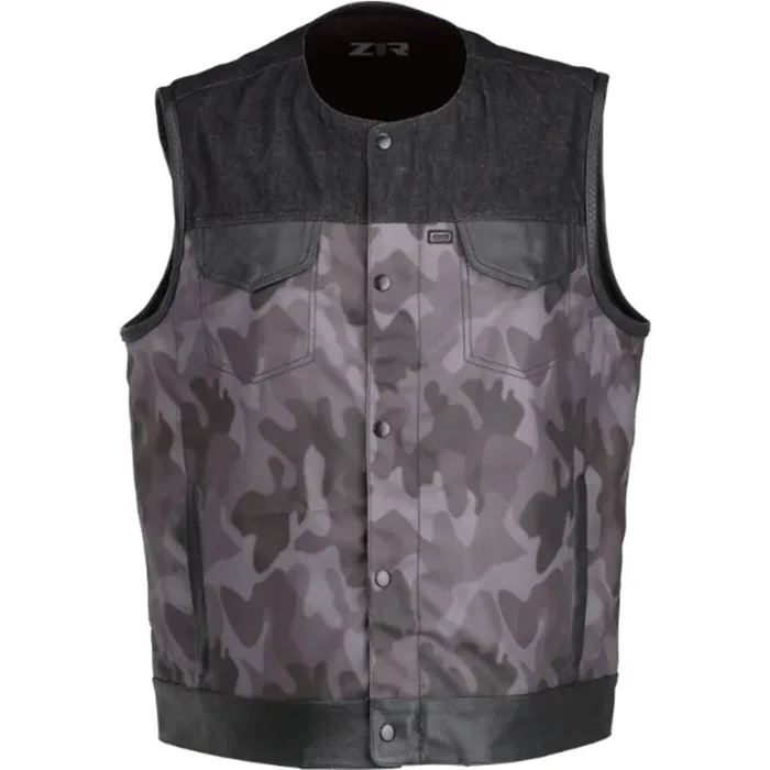 Z1R Nightfire Camo Men‘s Cruiser Vests