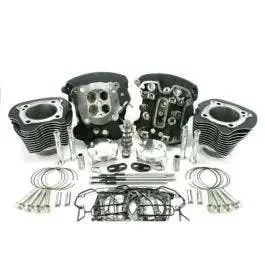Zipper’s Granite 128″ Head & Cylinder Kit Harley 114/117 Milwaukee Eight 17-Up