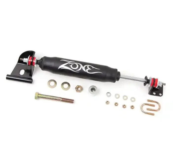 Zone Offroad 04-08 Ford F-150 Single Steering Stabilizer – Black ZON7300