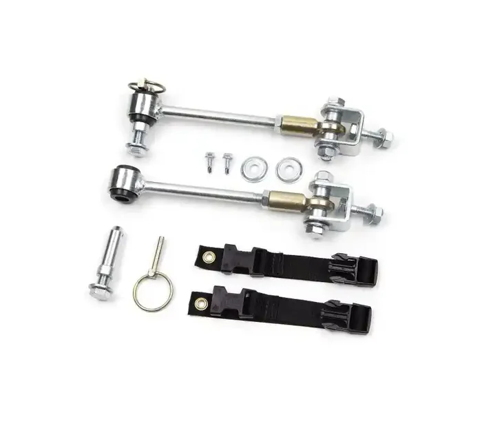 Zone Offroad 97-06 Jeep Wrangler TJ 3-4in Sway Bar Disconnects for 0-2in Lift Kit ZONJ5451